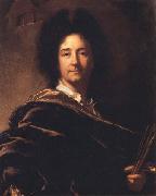 Hyacinthe Rigaud Self-Portrait oil painting artist